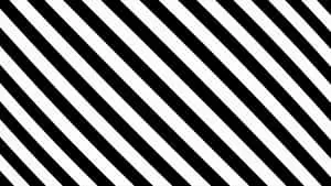 Abstract Black and White Striped Graphic