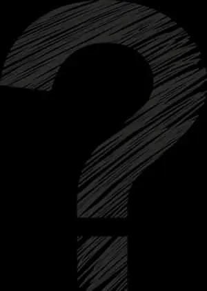Black Question Mark Graphic