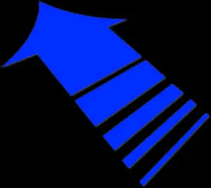 Blue Abstract Arrow Graphic