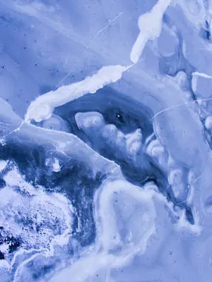 "Gradients of Turquoise and Blue in Abstract Painting"