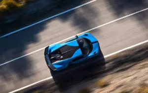 Majestic Blue Bugatti Chiron - Unleashing Power in High Resolution 4k