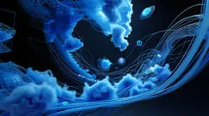 Blue colour abstract background 