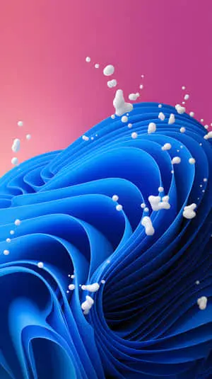 Blue Wave Abstract