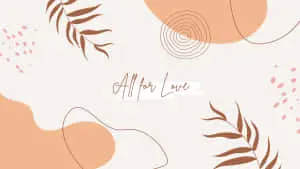 Bright Aesthetic Love Abstract Background