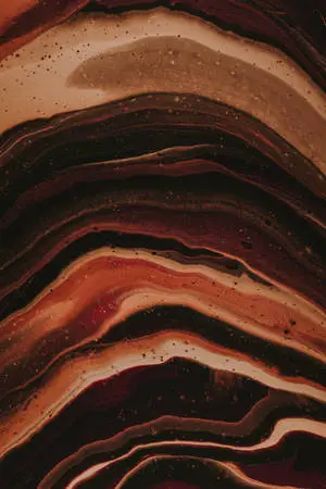 Brown Layers Dark Abstract