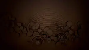 Brown Minimalistic Abstract Design 