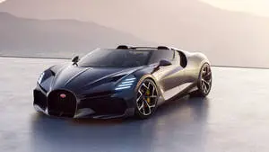 Bugatti W16 Mistral 4K Laptop Car