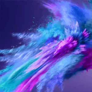 Bright and vibrant abstract art.