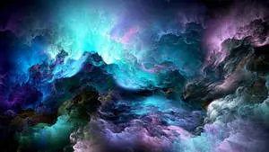 "Seeing the beauty in the multicolored clouds"