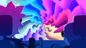Colorful Travel Rick And Morty PC 4K