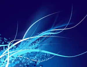 blue abstract background with a blue light