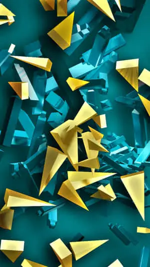 "A bright abstract design with an enchanting vibe"