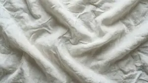 Crumpled White Fabric
