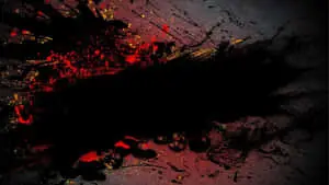 Mysterious Dark Abstract Art in Vibrant Colors