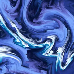 Dark Blue Agate Art iPad Air 4