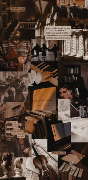Dark_ Book_ Aesthetic_ Collage