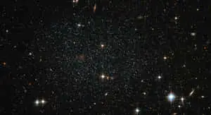 Mysterious Dark Galaxy Illustration