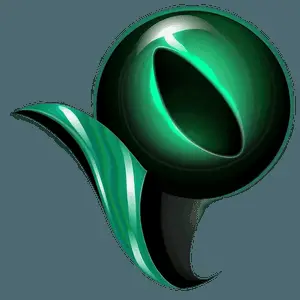 Dark Green Abstract Design PNG 51