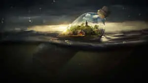 Dark Melancholy: A Surreal Encounter