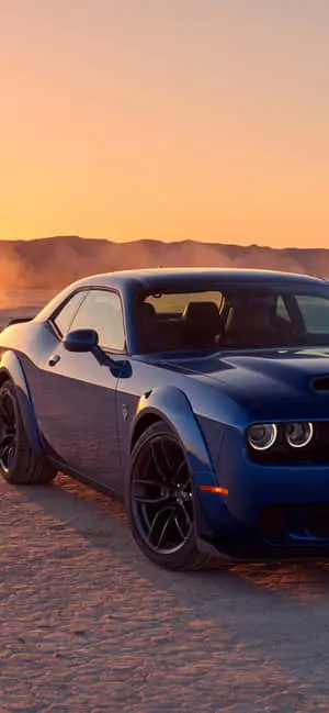 Dodge Hellcat Sunset Sky