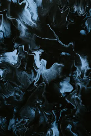 Drip Paint Black Abstract
