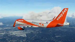 EasyJet City Aerial View