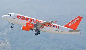 EasyJet Forest Plane