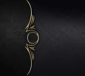 Stylish Elegance: A Black and Gold Abstract Background 