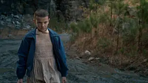 Eleven On Pathway Stranger Things 4K