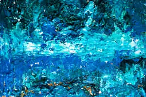 Abstract Expressionist Landscape Painting