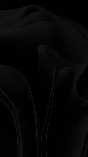 Fabric Edges Minimalist Black Phone