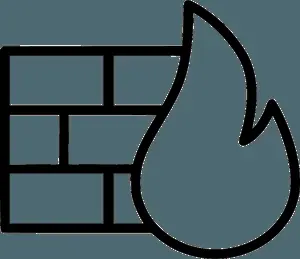 Firewall Icon Graphic