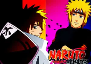 The Legendary Fourth Hokage, Minato Namikaze, standing tall and powerful