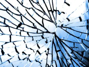 Elegant Shattered Glass Abstract Art 