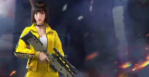 Free Fire 4K Kelly Holding Gun