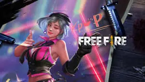 Download Free Fire Logo wallpaper to your device