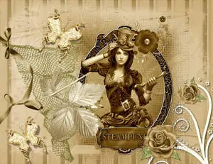 Full 4k Steampunk Sepia