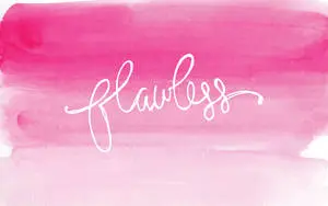 Girly Motivational Flawless Pink Brush