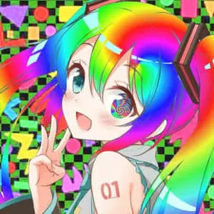 An abstract digital artwork in Glitchcore style.