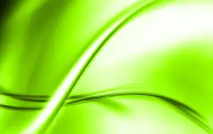 Glowing Super Light Green Abstract