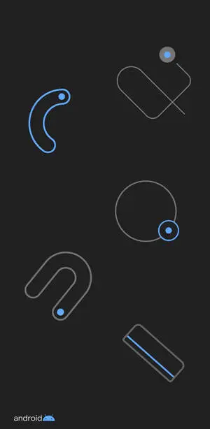 Google Pixel 4k Abstract Shapes