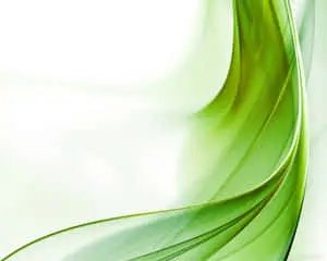 green abstract background with a white background