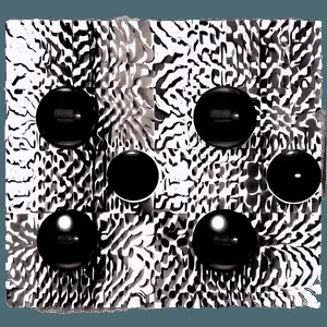 Grayscale Abstract Art PNG vid73