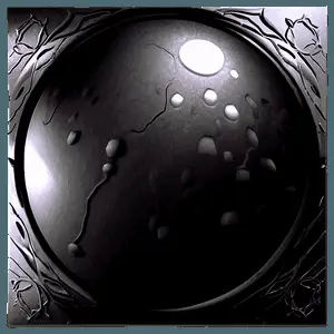 Grayscale Abstract Art PNG ydn99