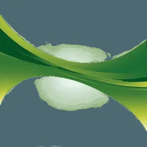 Green Gradient Abstract Swirl PNG 58
