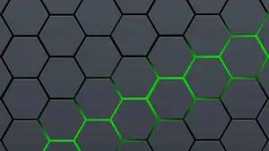 Hexagonal Abstract Art 
