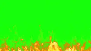 Greenscreen Background Fire