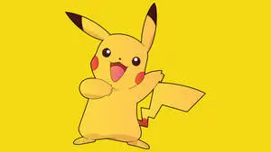 Happy Pikachu 4K Portrait 