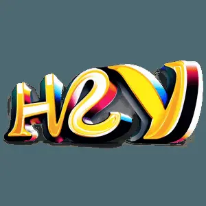 Hey Abstract Text Design PNG mfu