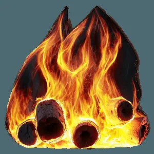 High-Quality Transparent Fire PNG gkp